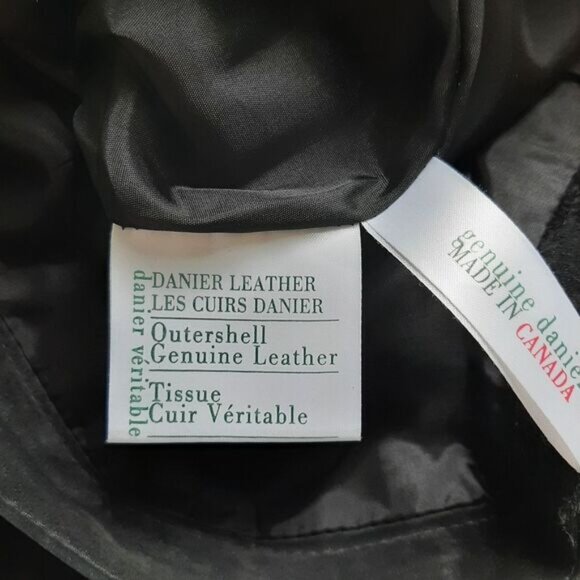 DANIER | 100% Genuine Suede Leather Maxi Long Length Skirt Back Slit Black Sz XS - Picture 15 of 16